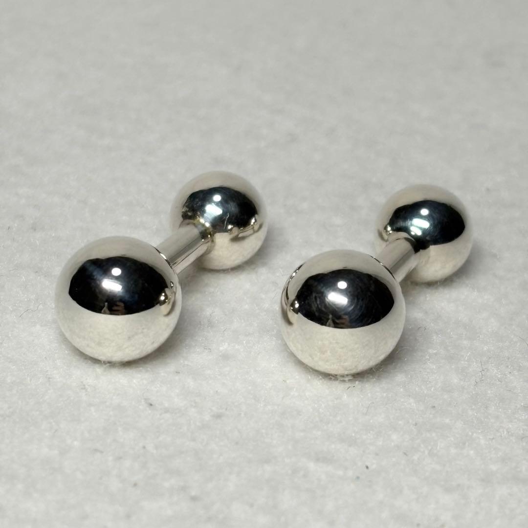 【美品】Tiffany&Co. ティファニー カフリンクス カフス ダンベル