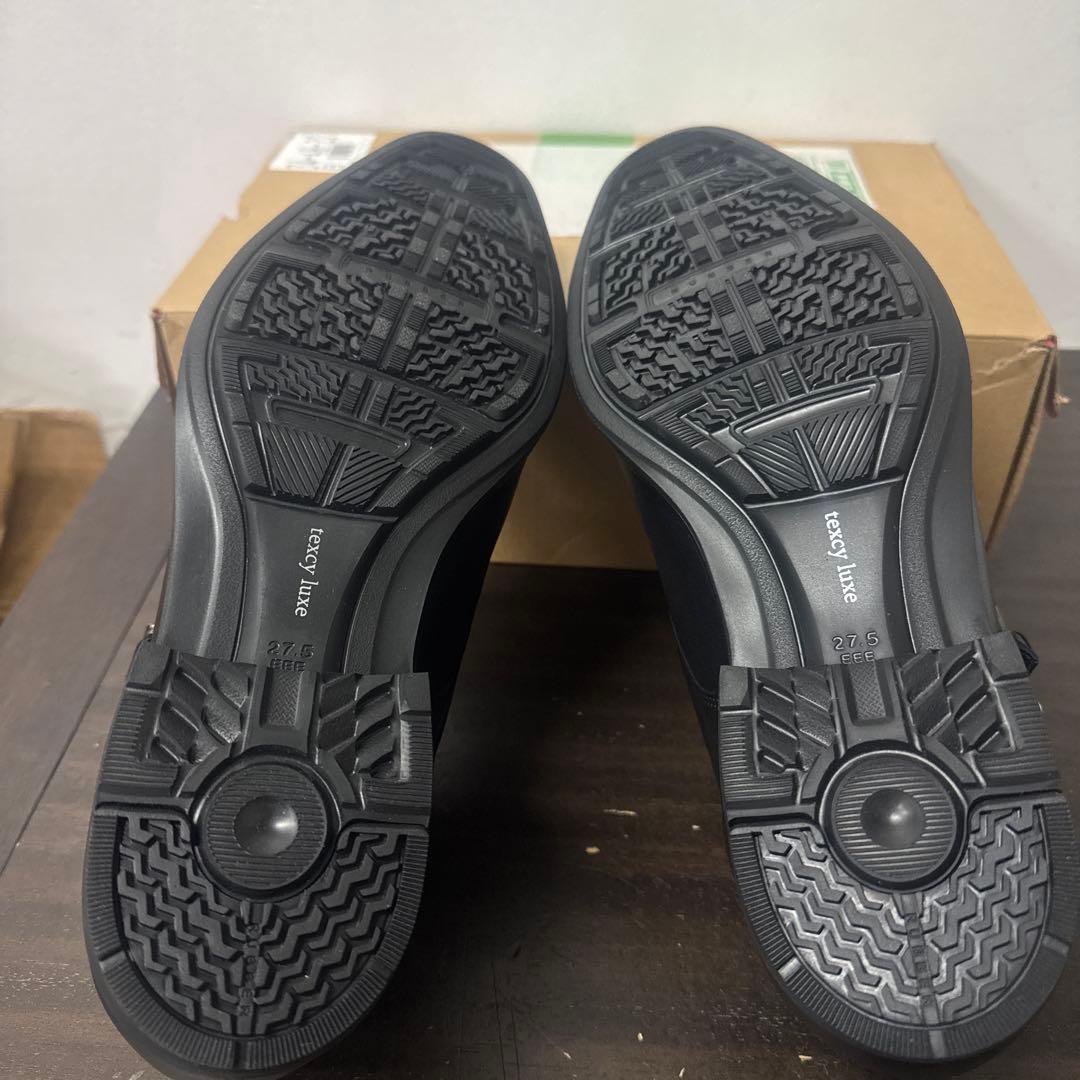 テクシーリュクス ビジネスシューズ 本革 TU-8004 ブラック