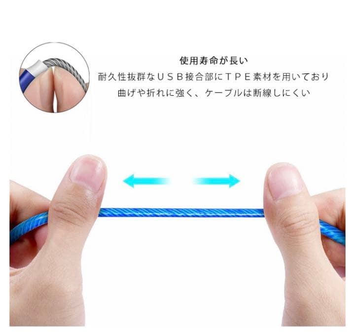 3in1充電ケーブル レッドのみ