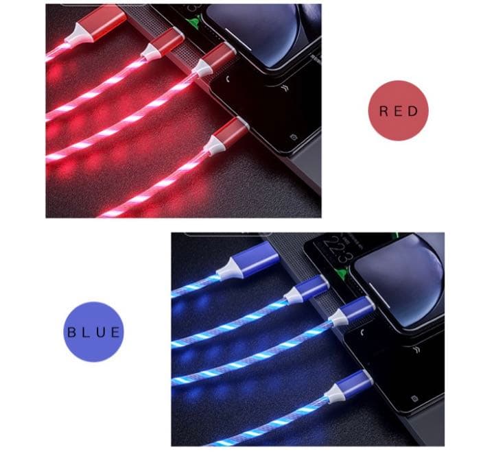 3in1充電ケーブル レッドのみ