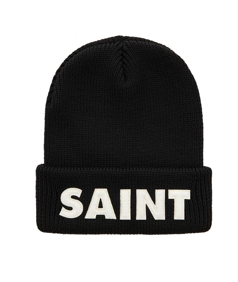 【領収書付】SAINT MICHAEL セントマイケル '23ニットキャップ 黒