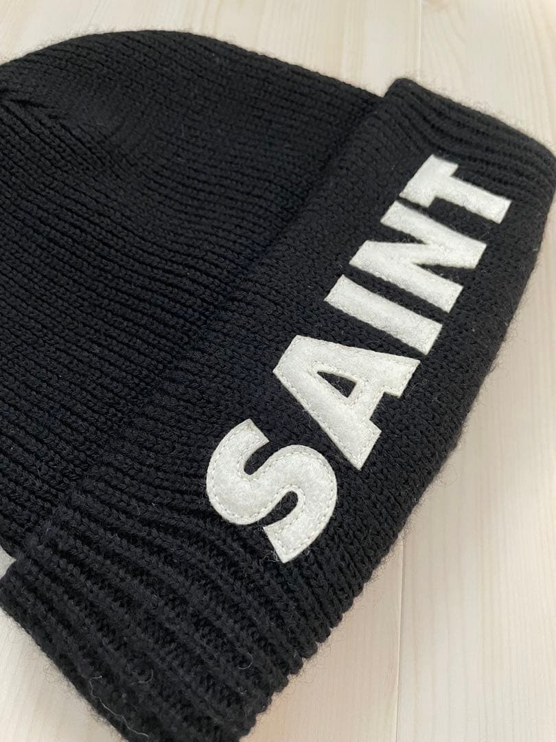 【領収書付】SAINT MICHAEL セントマイケル '23ニットキャップ 黒