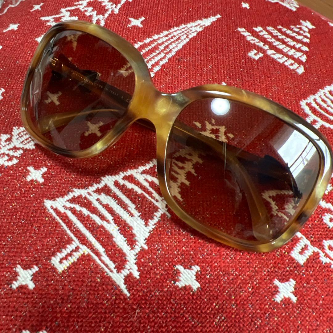 CHANEL サングラス べっ甲風 リボン ココマーク ブラウン 茶　シャネル