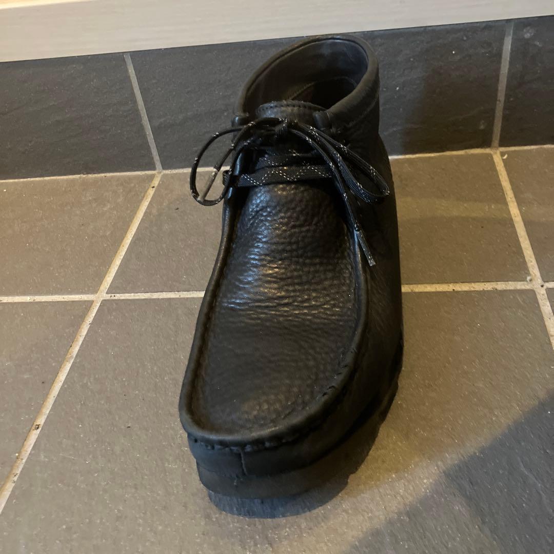 クラークス　ワラビー　ゴアテックス　シボ革　レザー　UK9 27cm