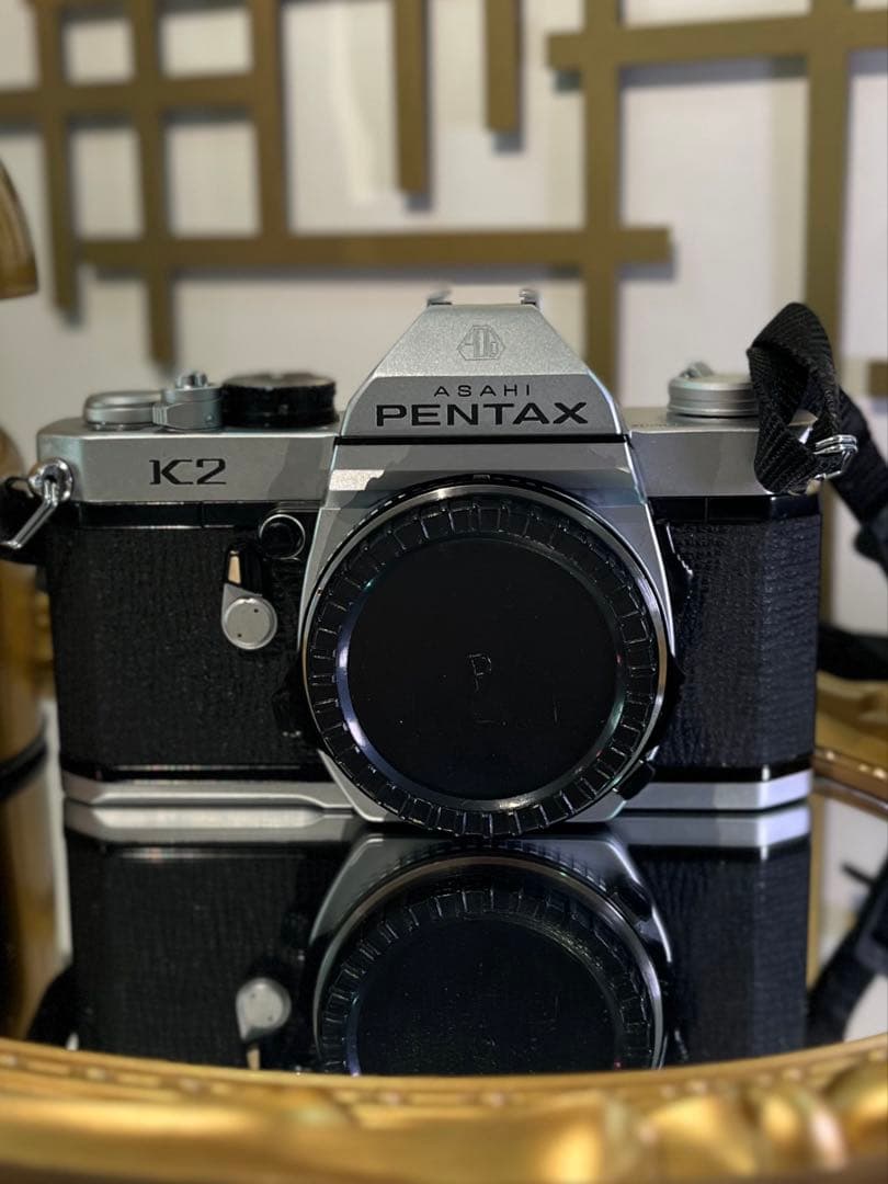 PENTAX K2 シルバー＋PENTAX-M 200mm F4 美品セット