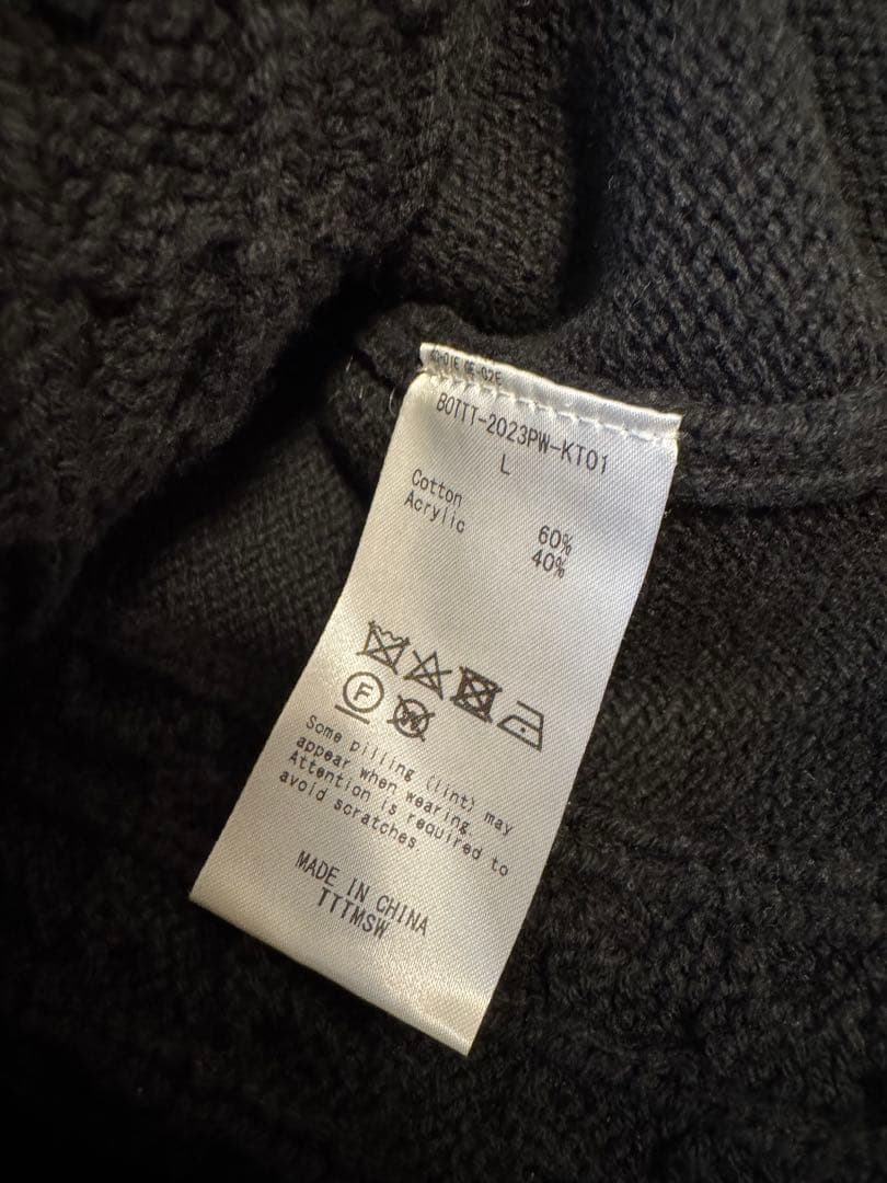 BoTT×TTTMSW Zip Up Polo 2023 AW