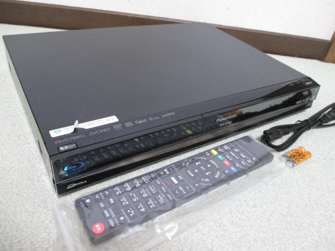 ☆Panasonic 2番組同時録画 ブルーレイレコーダー DMR-BW830