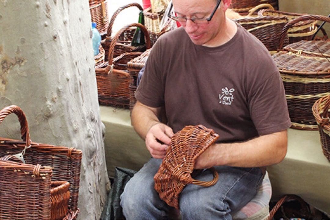 ひ*じ様 カゴアミドリ　特大❣️　フランスペリゴールバスケットとポストカード