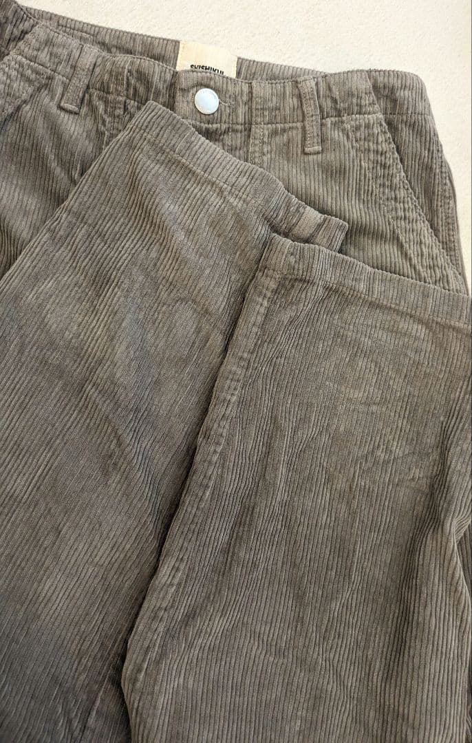 shishikui CORDUROY BAKER BROWN 34 シシクイ