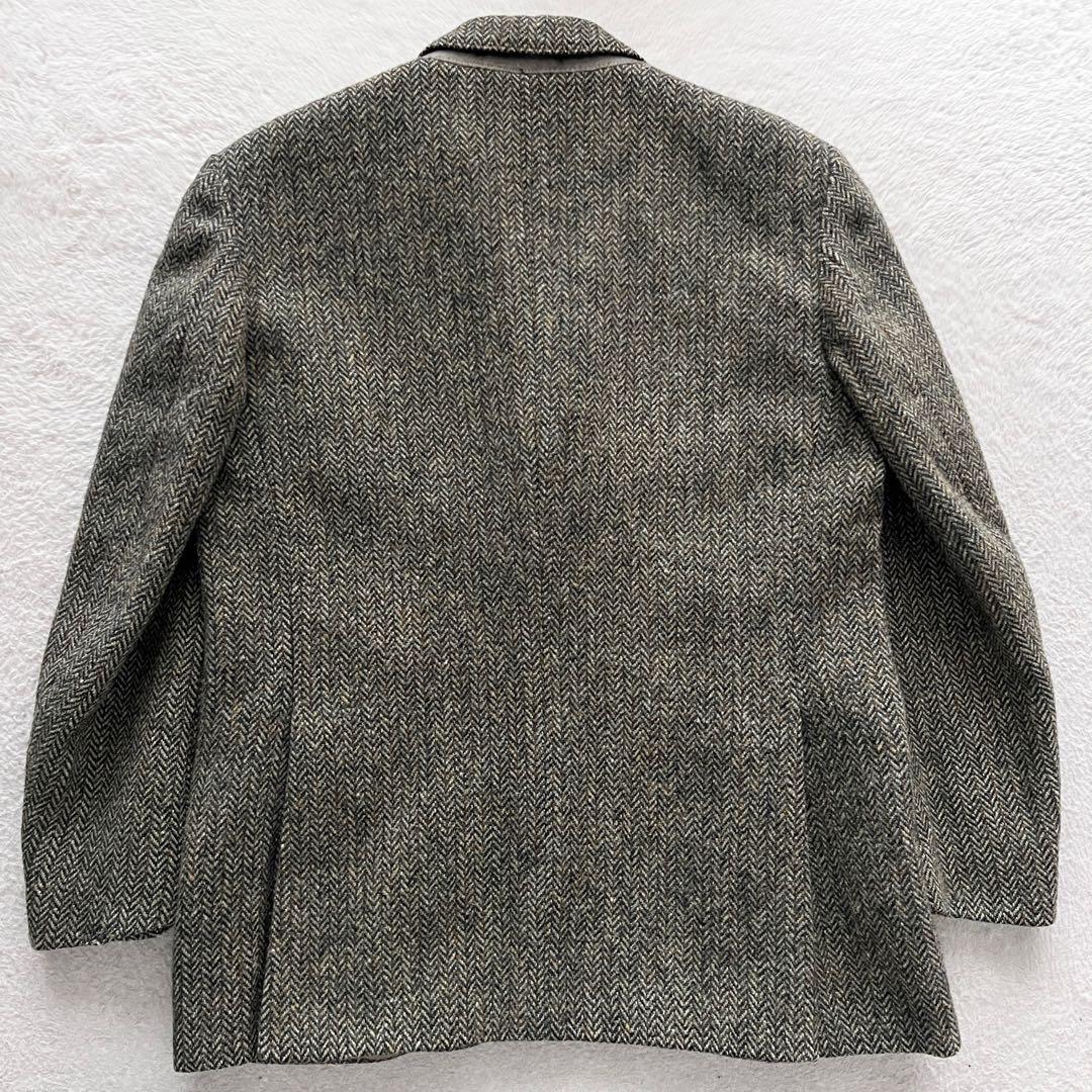 JONELLE ハリスツイード テーラードジャケット ヘリンボーン 2B 希少