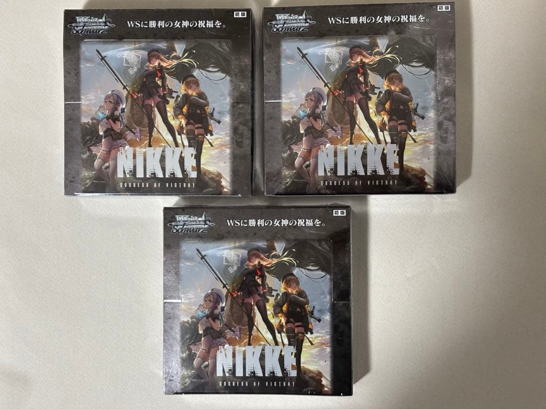 ヴァイスシュヴァルツ NIKKE 初版 シュリンク付3BOX