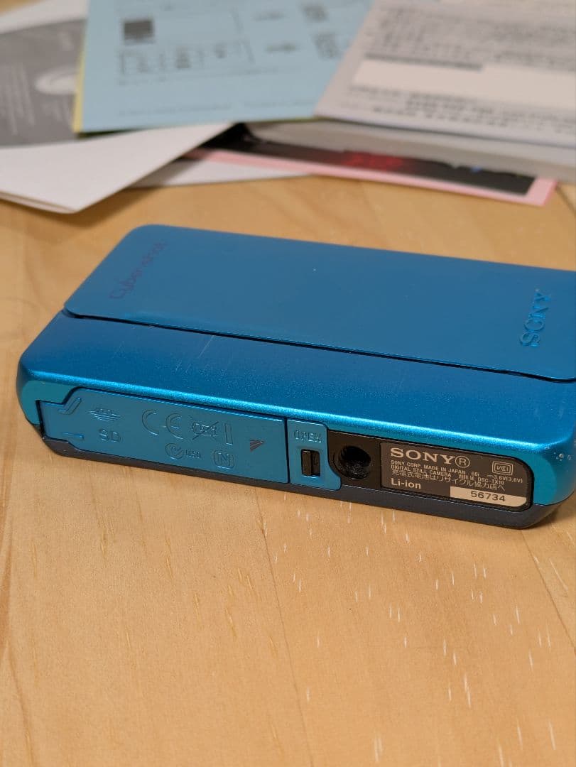 希少色 SONY Cyber-shot DSC-TX10 ブルー 箱あり