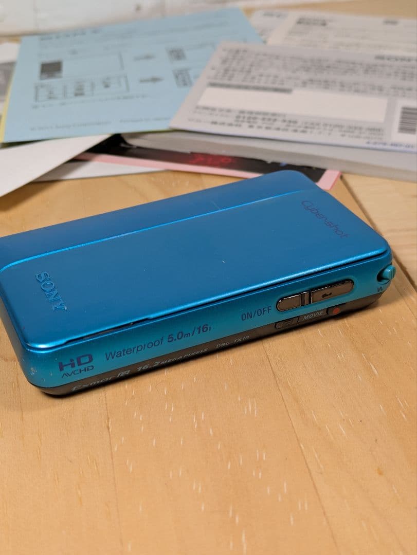 希少色 SONY Cyber-shot DSC-TX10 ブルー 箱あり