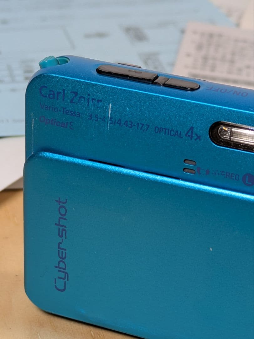 希少色 SONY Cyber-shot DSC-TX10 ブルー 箱あり