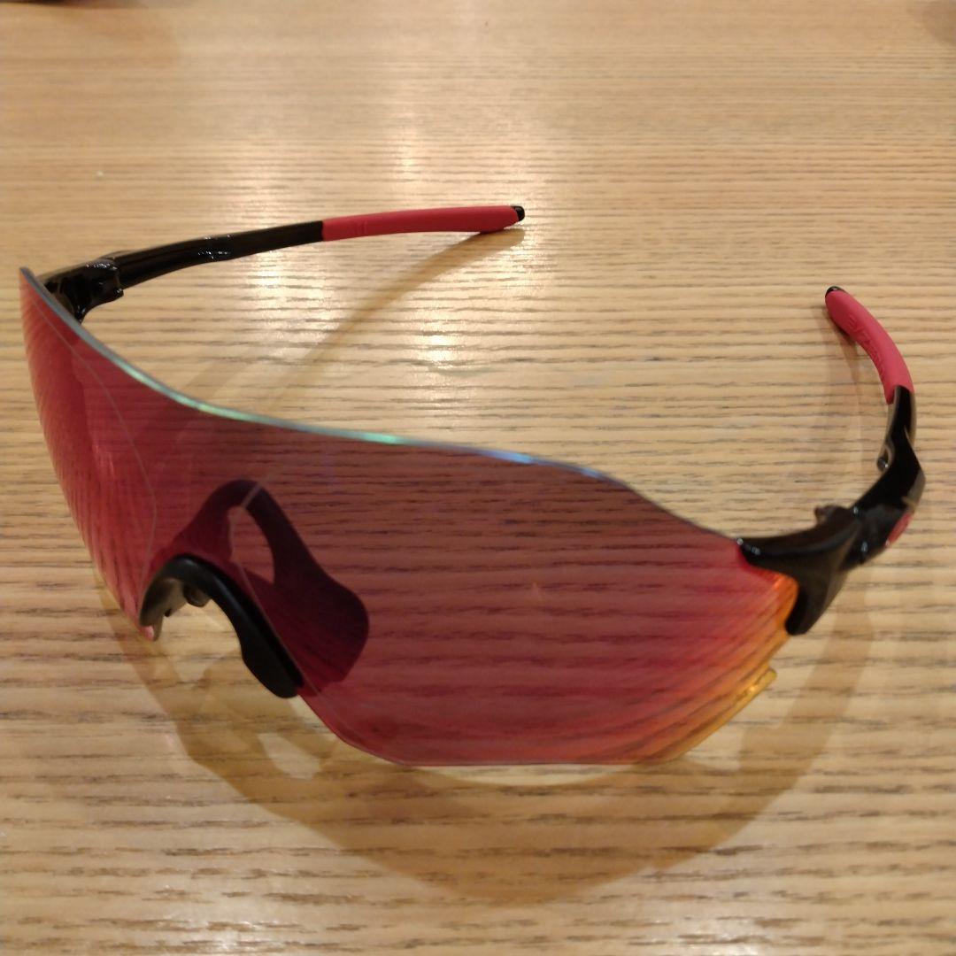 【値段変更】Oakley スポーツサングラス レッド/オレンジ
