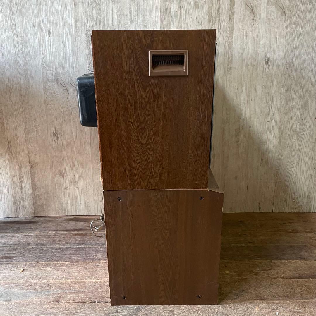 TOSHIBA 東芝18T387E ブラウン管テレビ 77年 専用テレビ台付