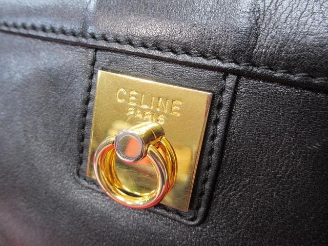 優*輝様 (6AA1656)セリーヌ　セカンドバッグ　クラッチバッグ　レザー　D