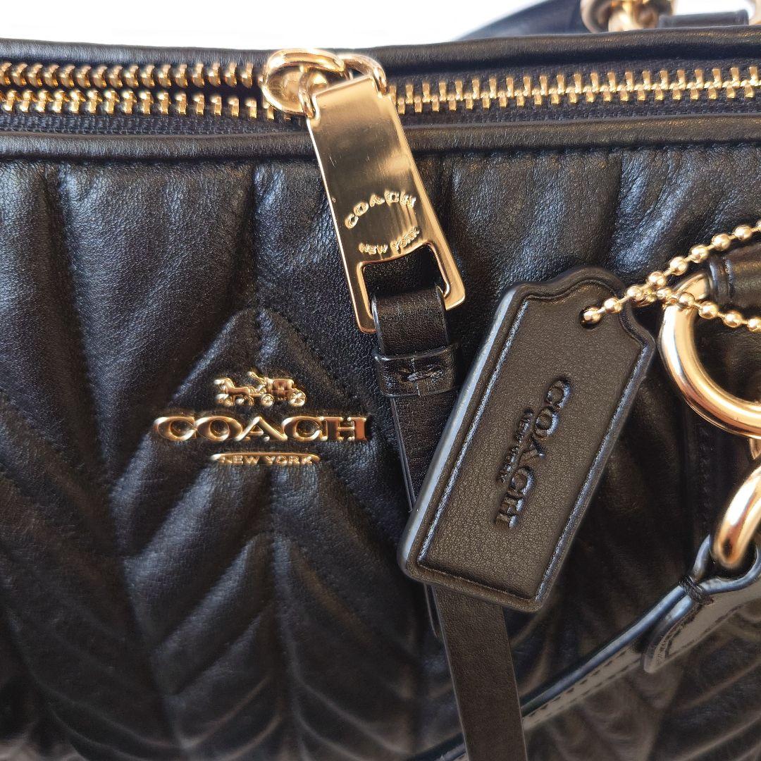 COACH コーチ 2way　レザー ショルダーバッグ