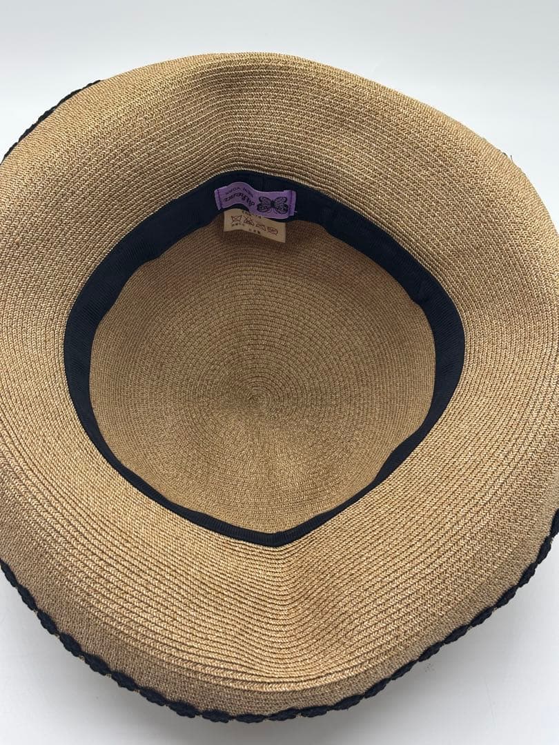 Athena New York アシーナニューヨーク 麦わら帽子 黒 レース