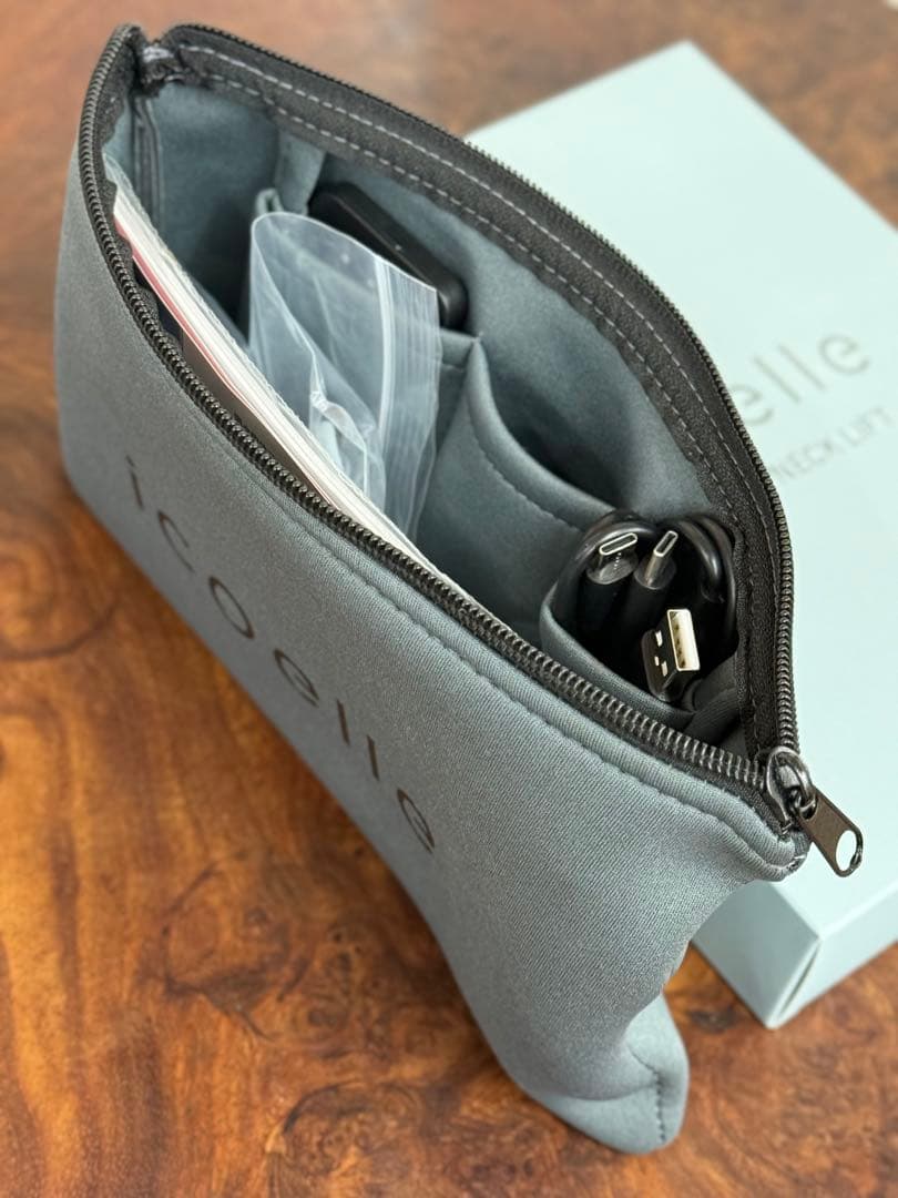 【新品】EMS美顔器 icoelle フェイシャルネックリフト 付属品一式！