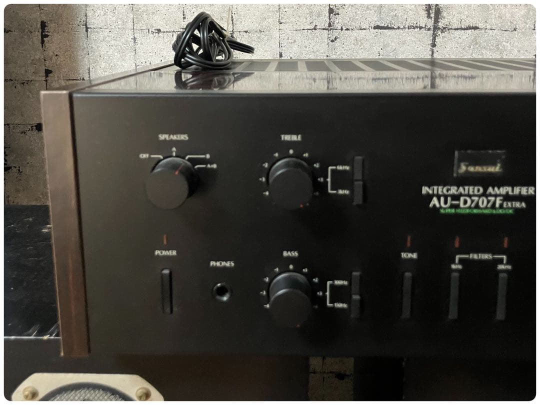 【動作確認済・現状品】サンスイ AU-D707F Extra プリメインアンプ