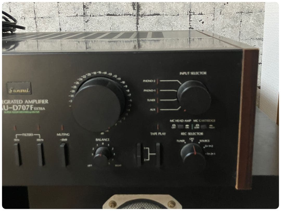 【動作確認済・現状品】サンスイ AU-D707F Extra プリメインアンプ