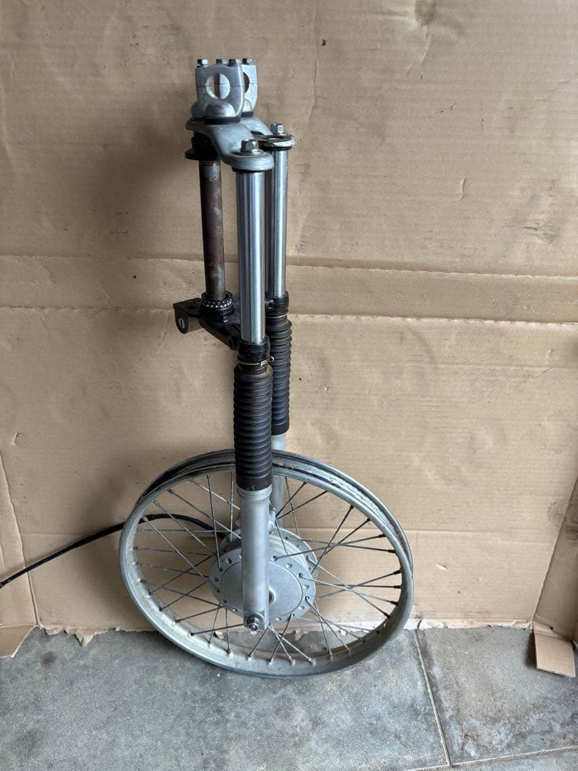 cd90フロントフォーク　スーパーカブテレスコ化に