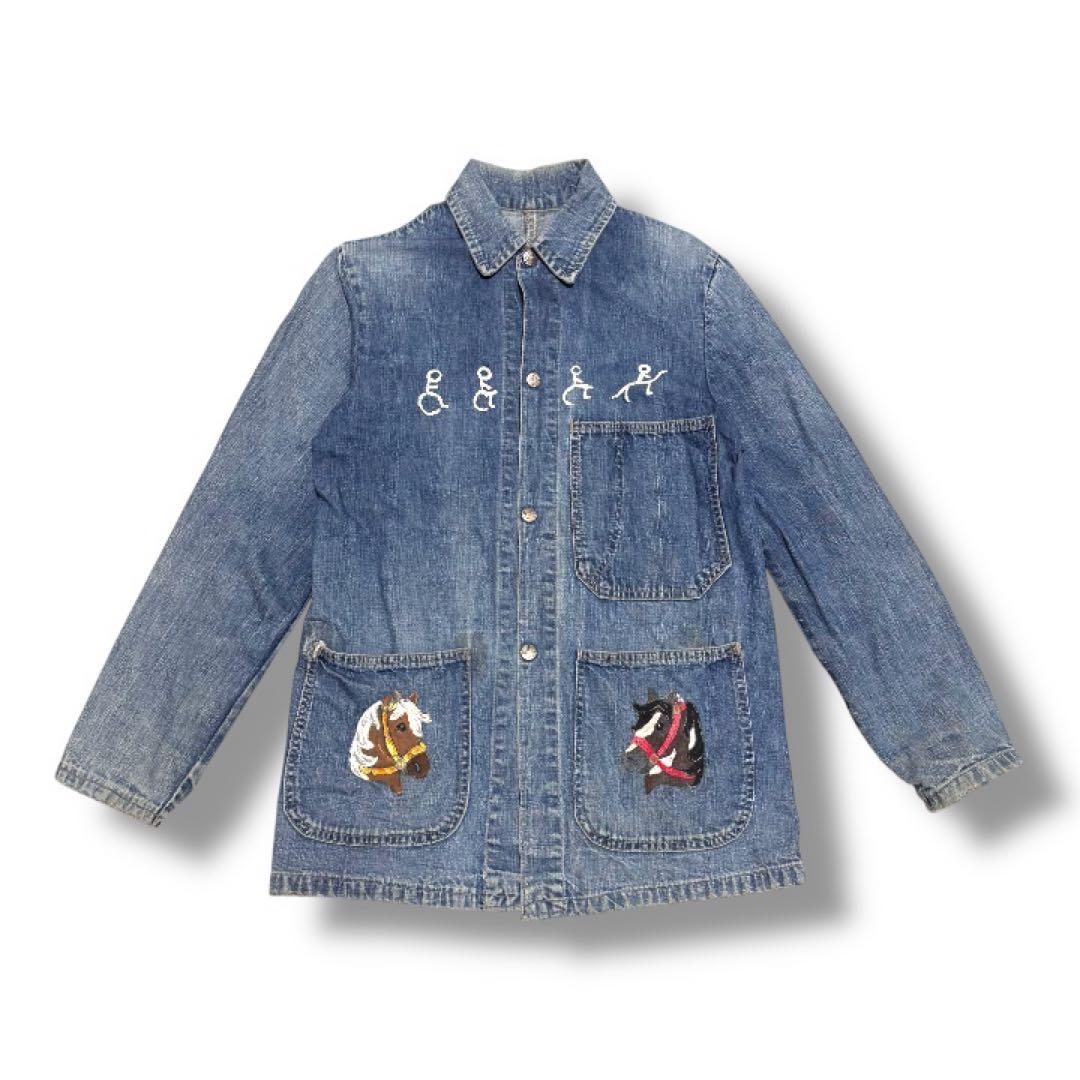 【マーレ】60s 稀少✨ デニムカバーオール ヴィンテージ 古着