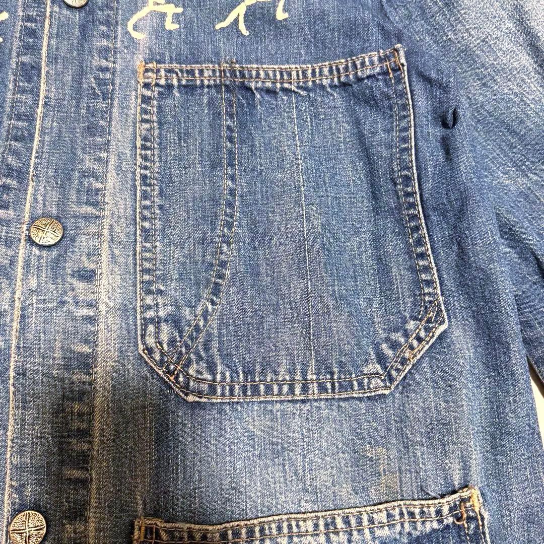 【マーレ】60s 稀少✨ デニムカバーオール ヴィンテージ 古着