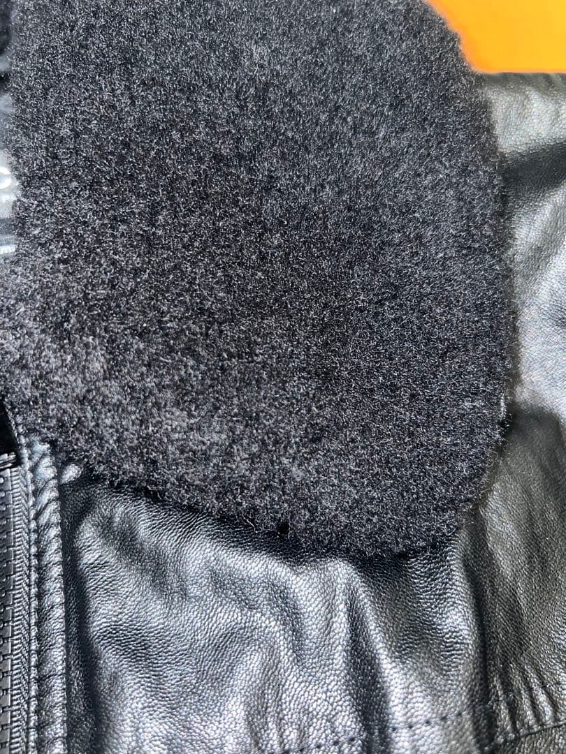 A.P.C. ブラックレザージャケット 36