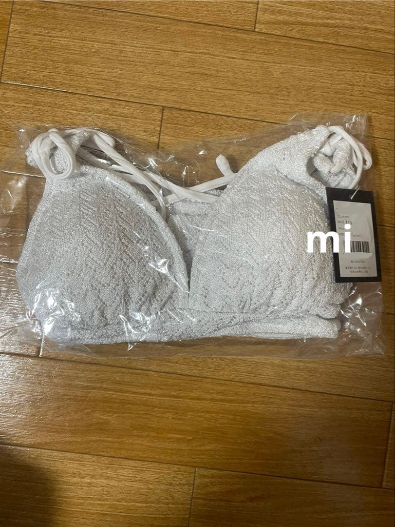 ピーナッツ ALENCY ラメニットビキニ ホワイト