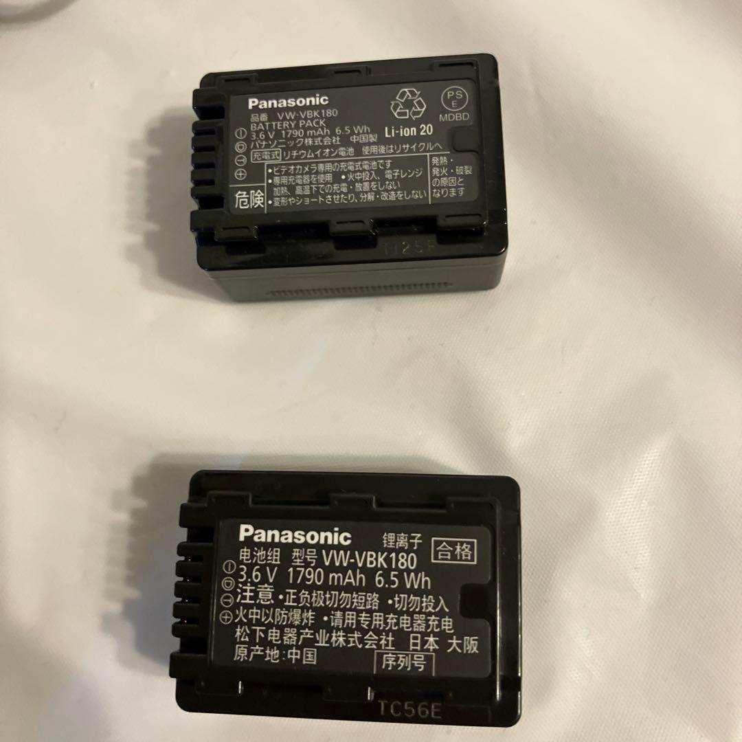 ビデオカメラ Panasonic HDC-TM25 バッテリー2個付