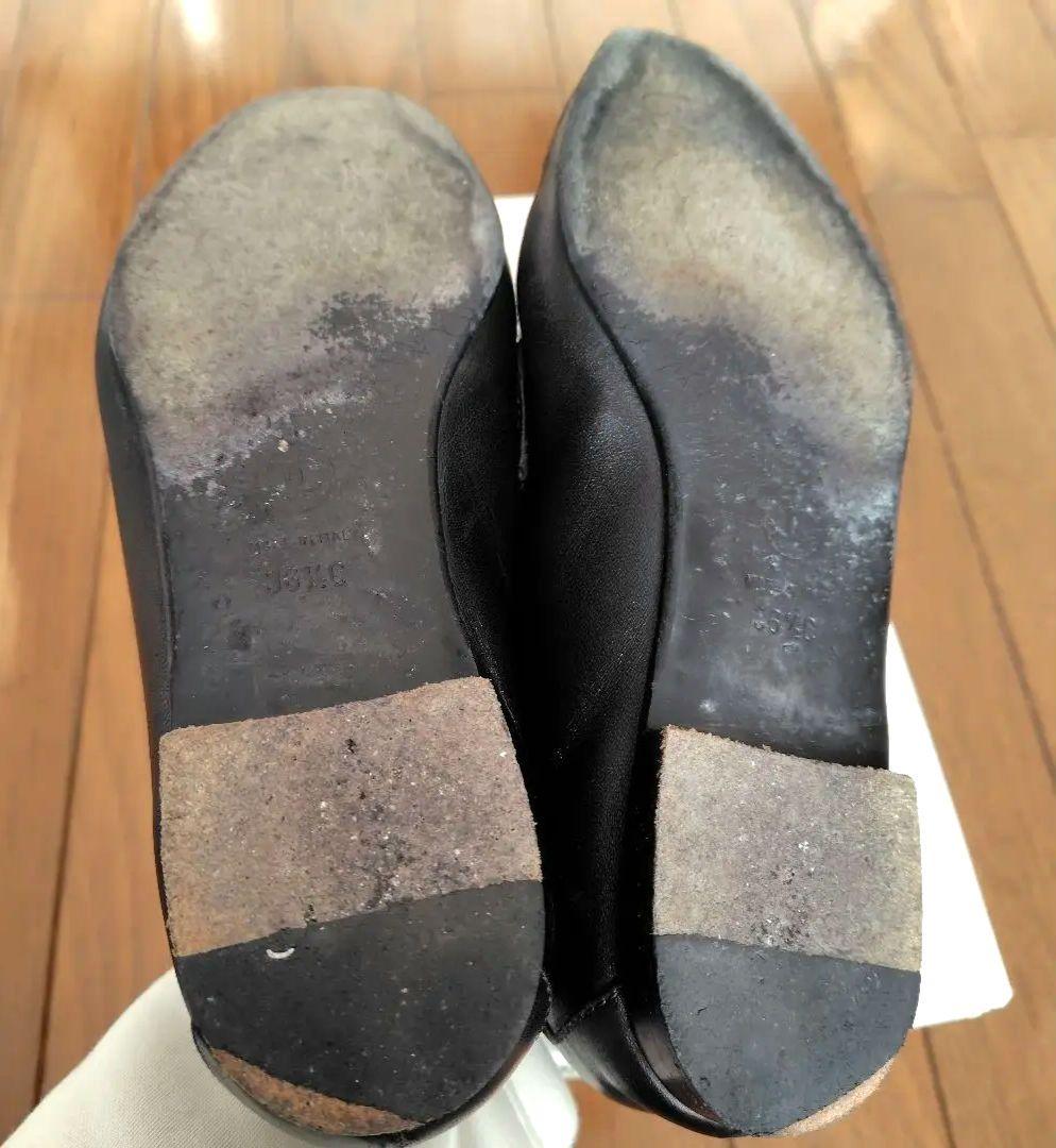 【正規品】シャネル　ココマーク チェーン ローファー G36420　黒　23.5