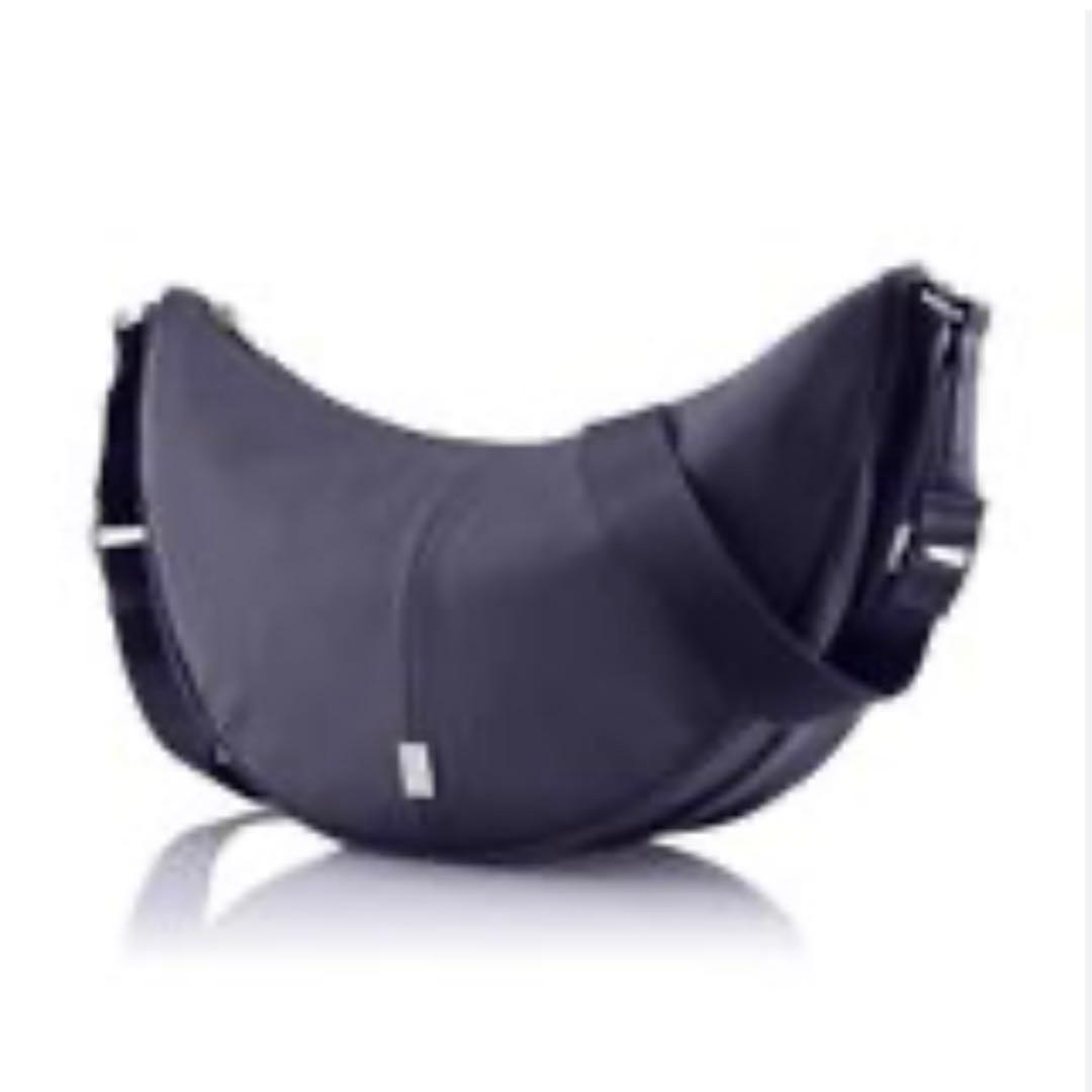 サムソナイト ネイビー ハーフムーン ショルダーバッグ 新品タグ付