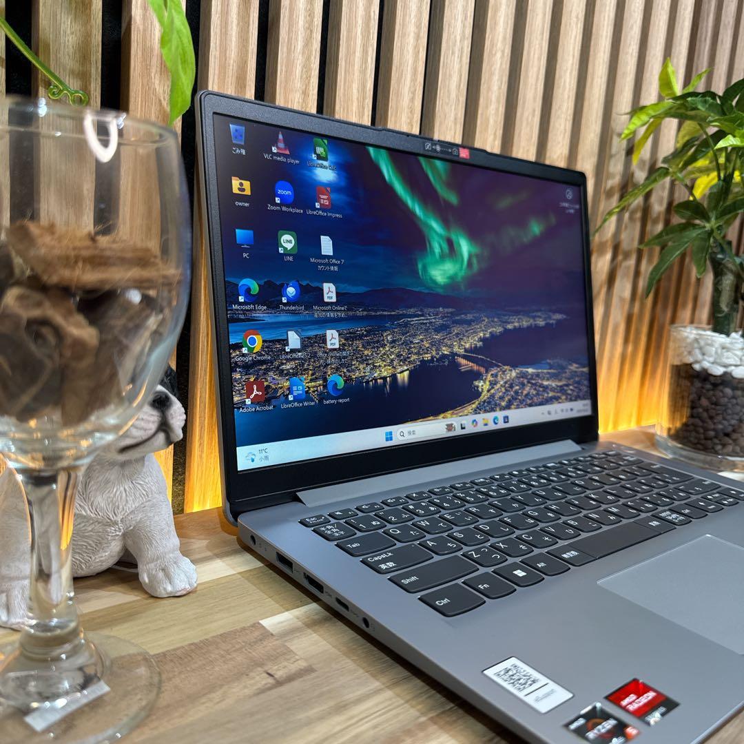 美品‼️IdeaPad☘Ryzen5☘SSD512GB☘フルHD☘ノートパソコン