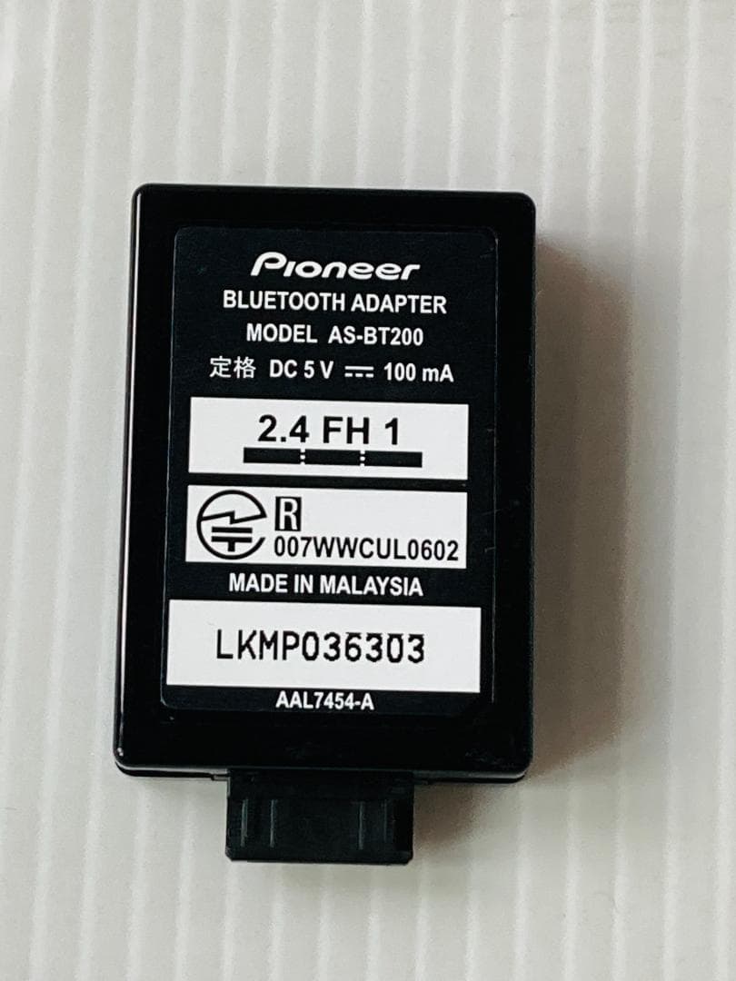 Pioneer Bluetooth ADAPTER AS-BT200 アダプター