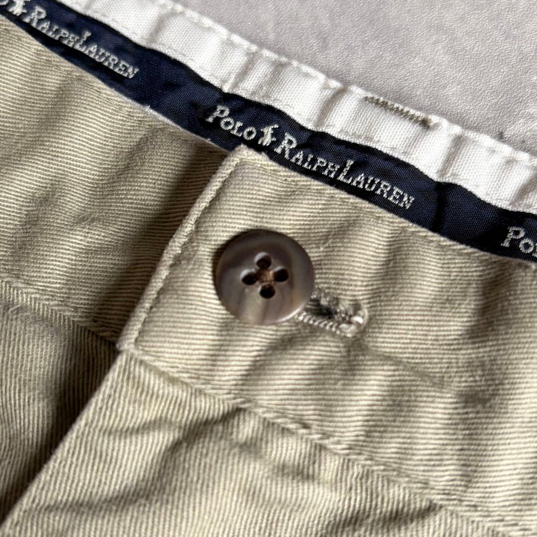 【90s Polo Ralph Lauren】コットンパンツ　チノパンツ　太め