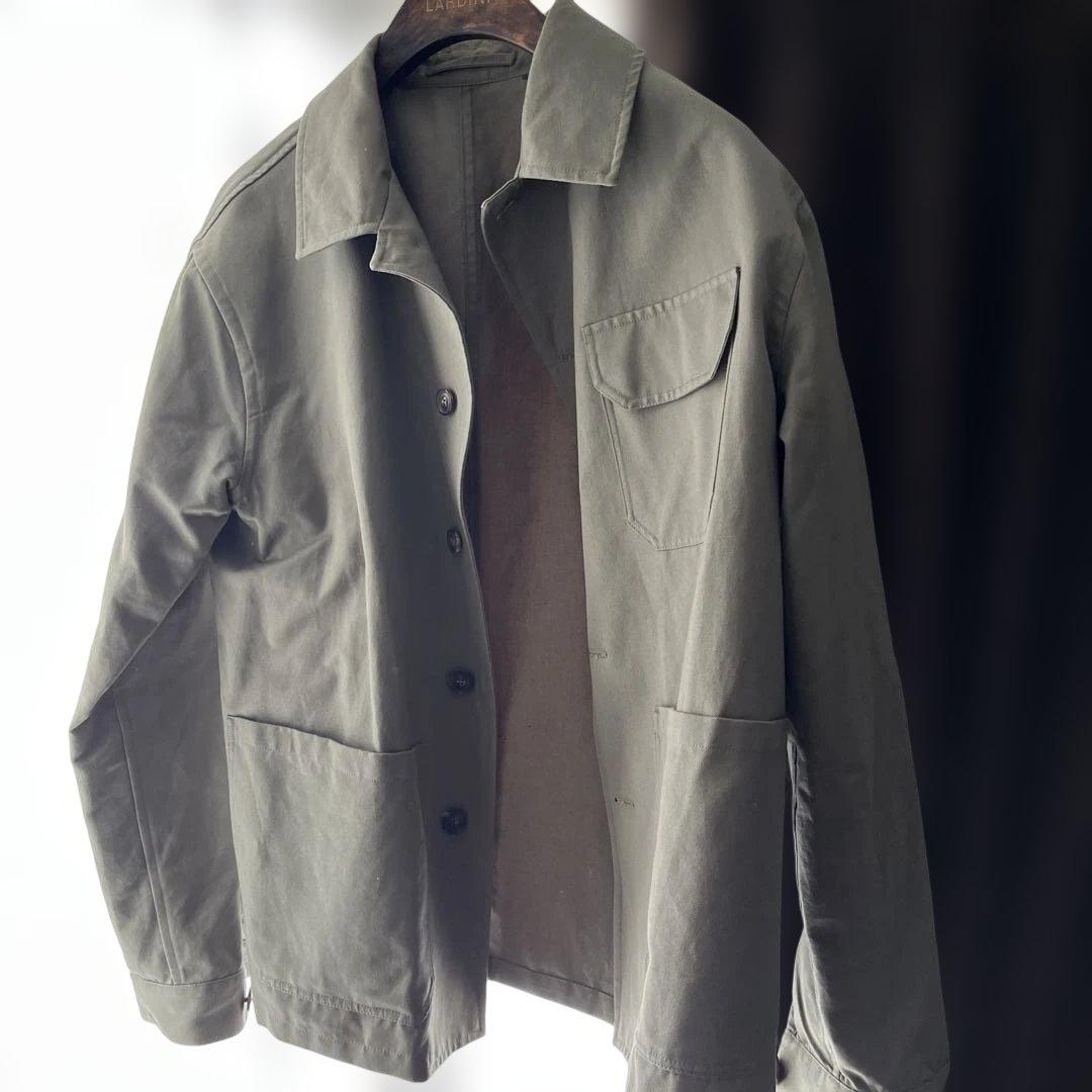 LARDINI カバーオール オリーブ　L