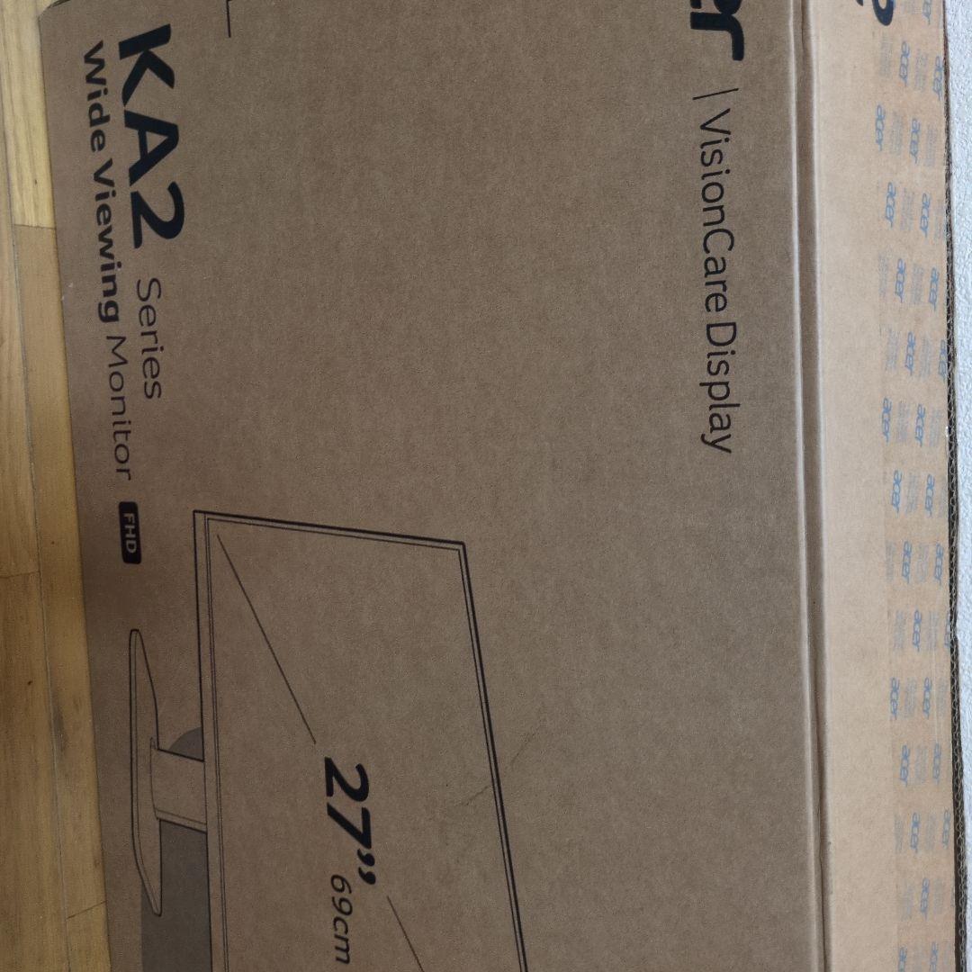 Acer KA272 FHD1ms 27インチ100hzモニター+モニターアーム