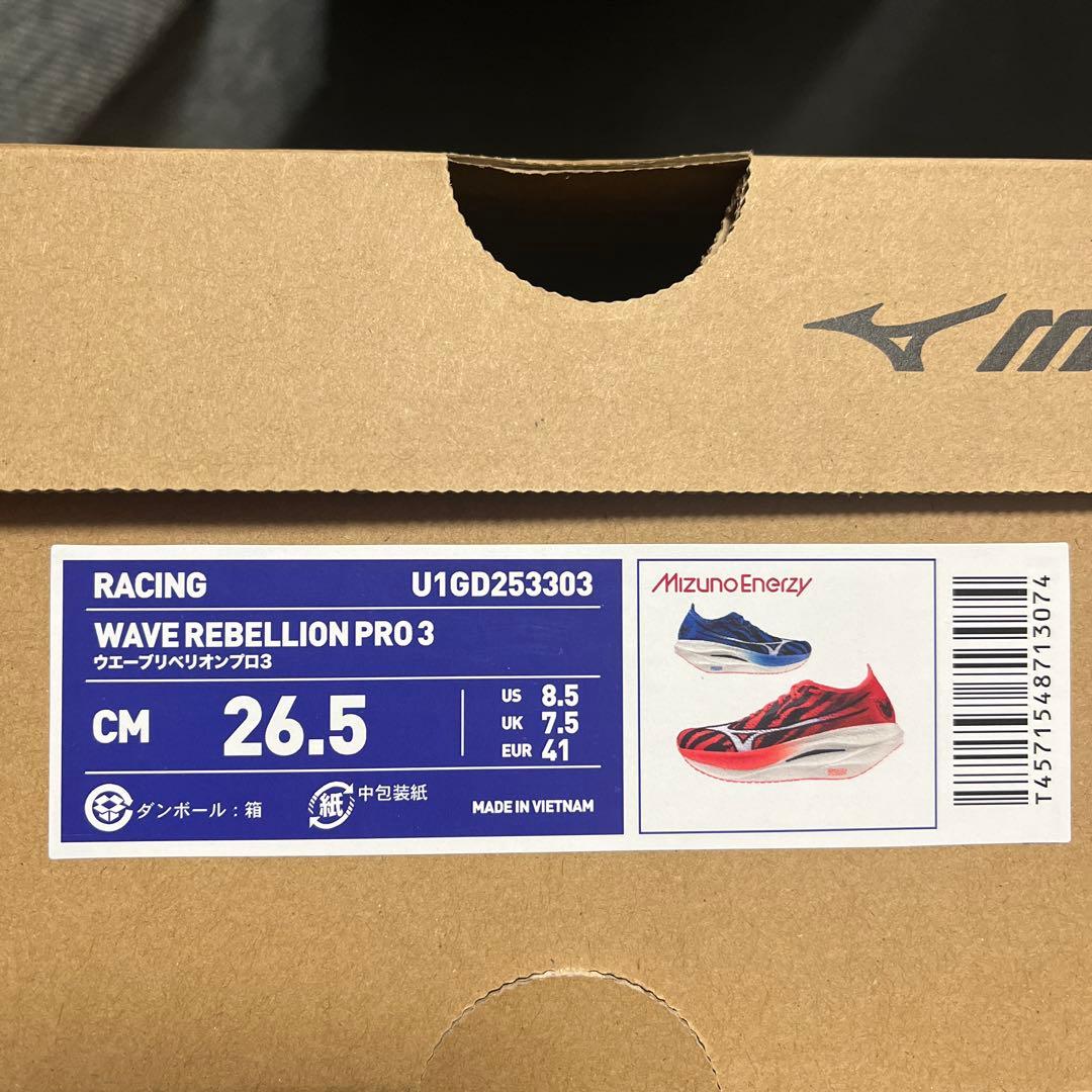 MIZUNO ウエーブリベリオンプロ3