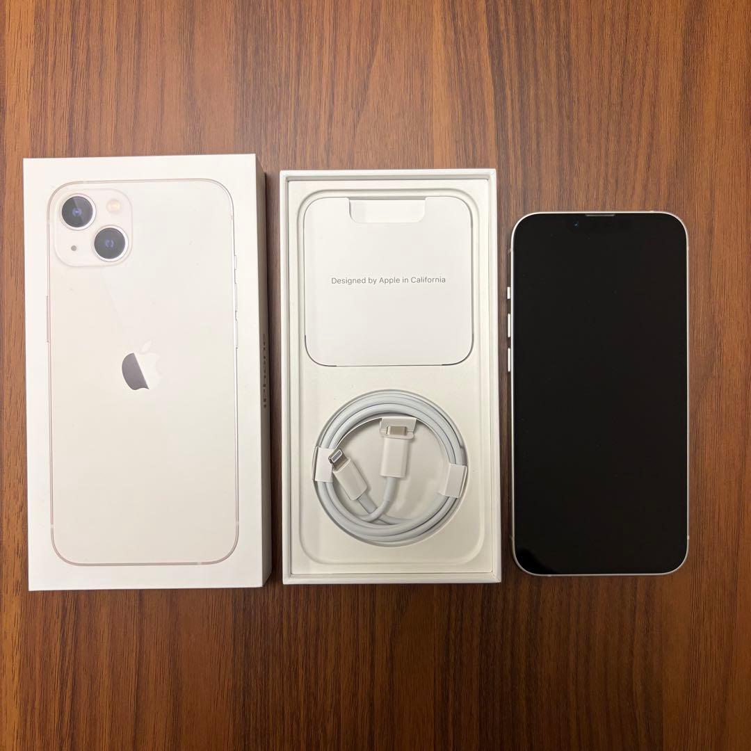 iPhone13 128GB SIMフリー 美品 Face ID不良 箱あり
