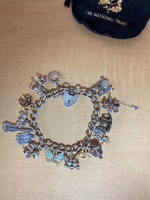 チャームブレスレット　シルバー925 ヴィンテージ