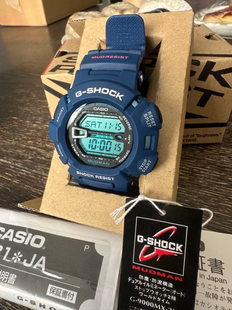 G-SHOCK/時計/MUDMAN/マットブルー/青黒/G-9000/時計/レア