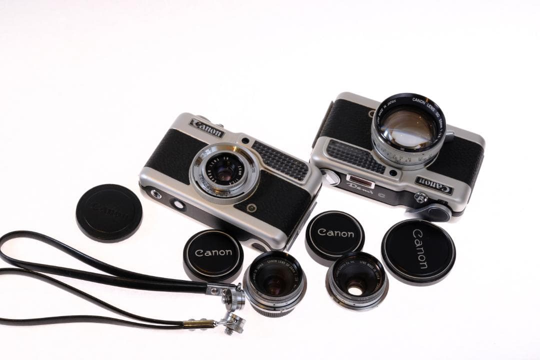 キヤノン DEMI & DEMI-C レンズ3本 モルト張替 2台セット
