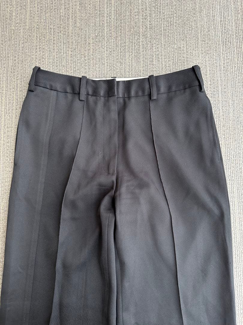 パンツ aw19\"peter do\"wide straight slacks