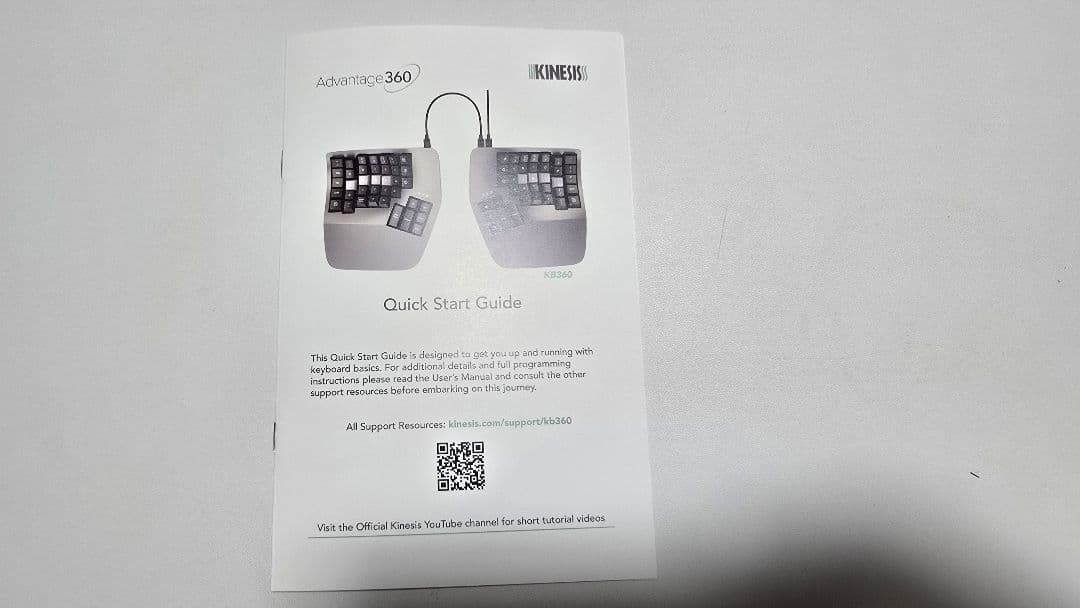 Kinesis Advantage360 SmartSet(有線)+パームパッド