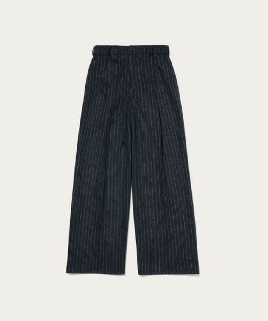 パンツ 25AW INSCRIRE STRIPE WIDE PANTS