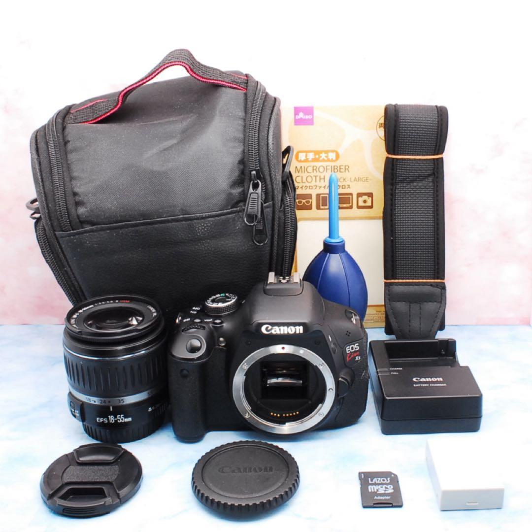 Canon EOS Kiss X5★バッグ付★一眼レフカメラ★カメラデビュー