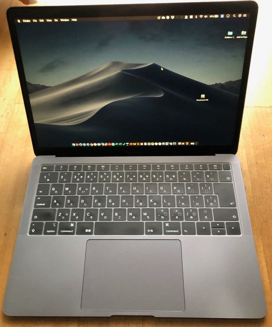 MacBook Air 2018年モデル/メモリ16GB/SSD256GB