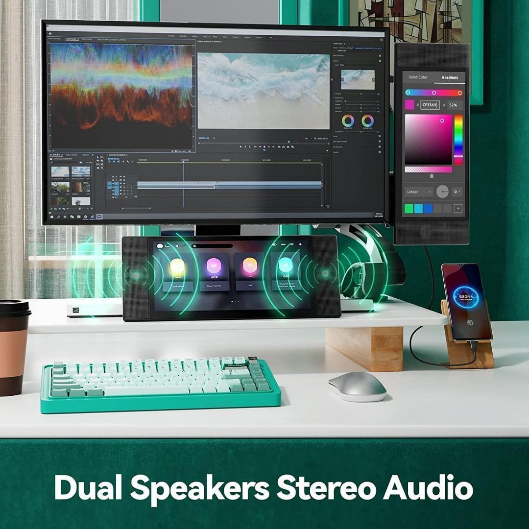 モバイルモニター タッチパネル 12.3インチ FHD 1920×860 軽量